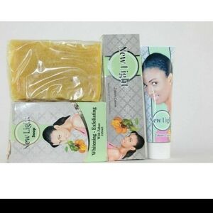 Whitening & Exfoliating Bath Set - Yellow